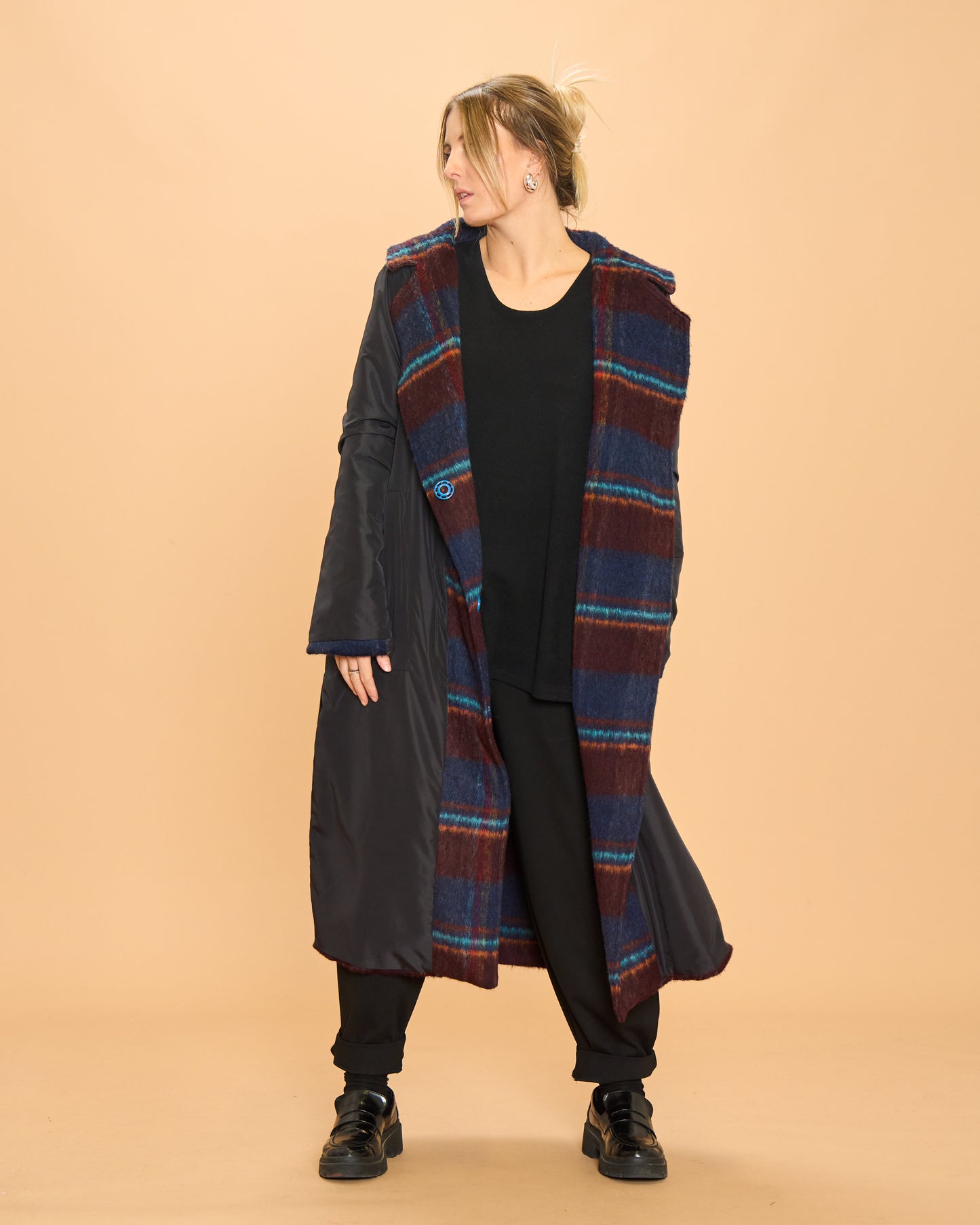 Cappotto Doubleface Check