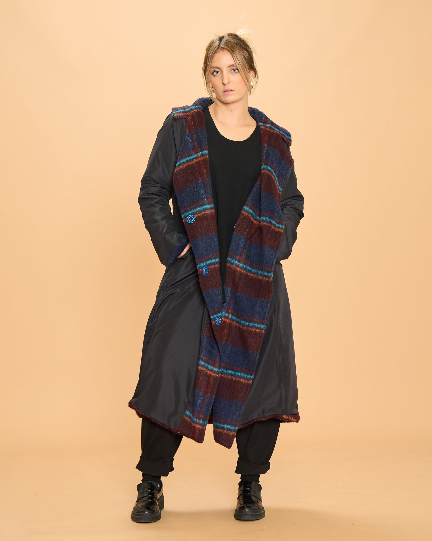 Cappotto Doubleface Check