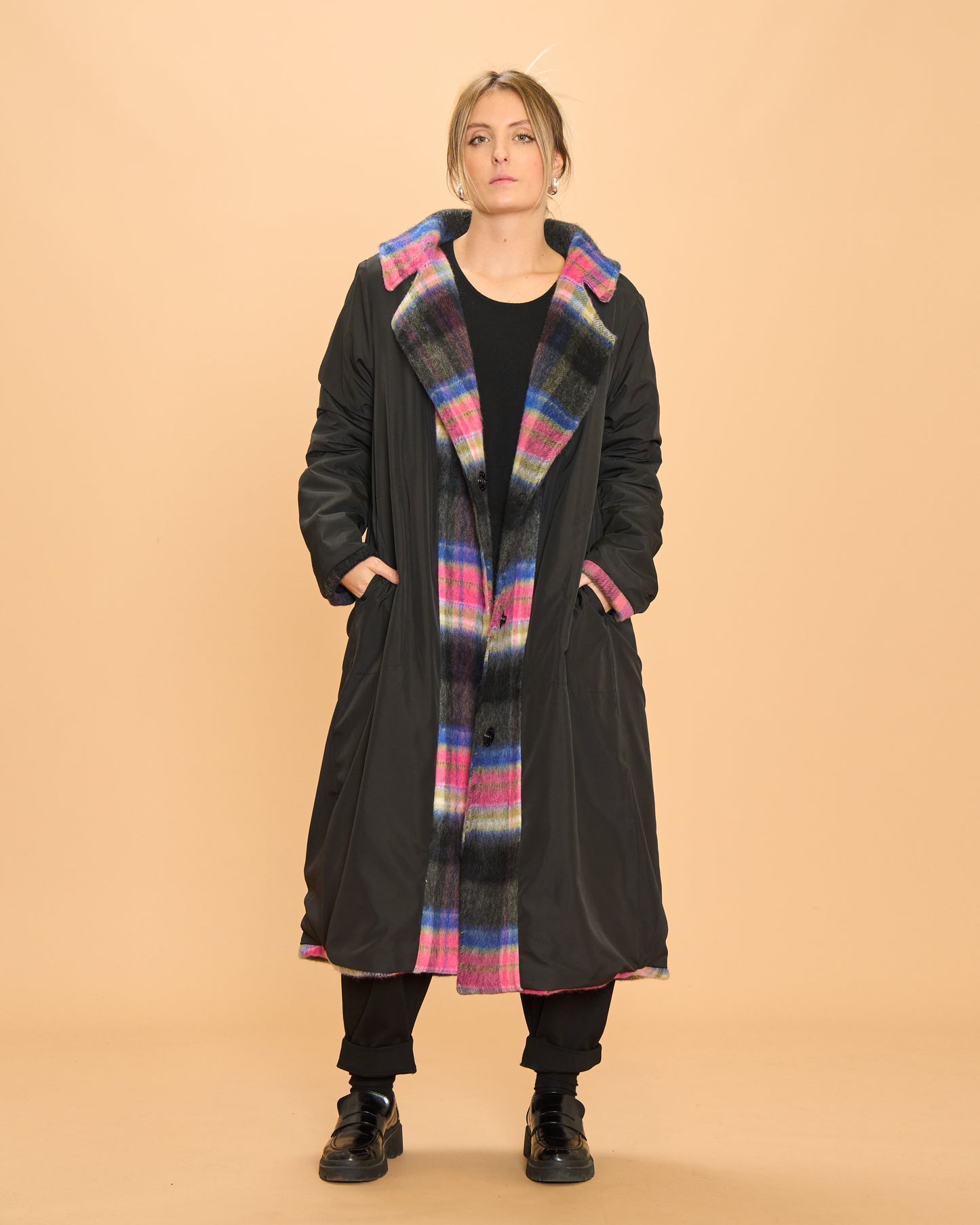 Cappotto Doubleface Check